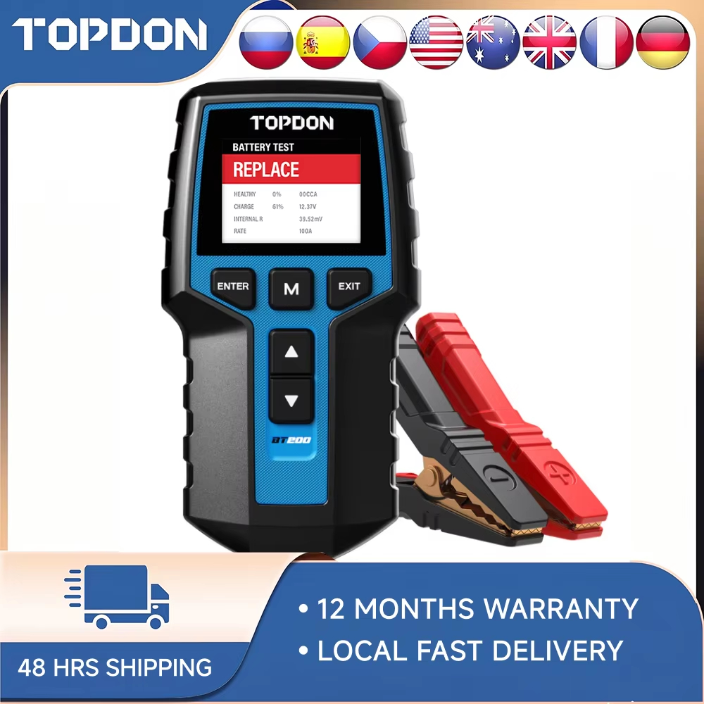 Topdon Tc001 Thermal Camera - Analisador Digital de Baterias TOPDON BT200