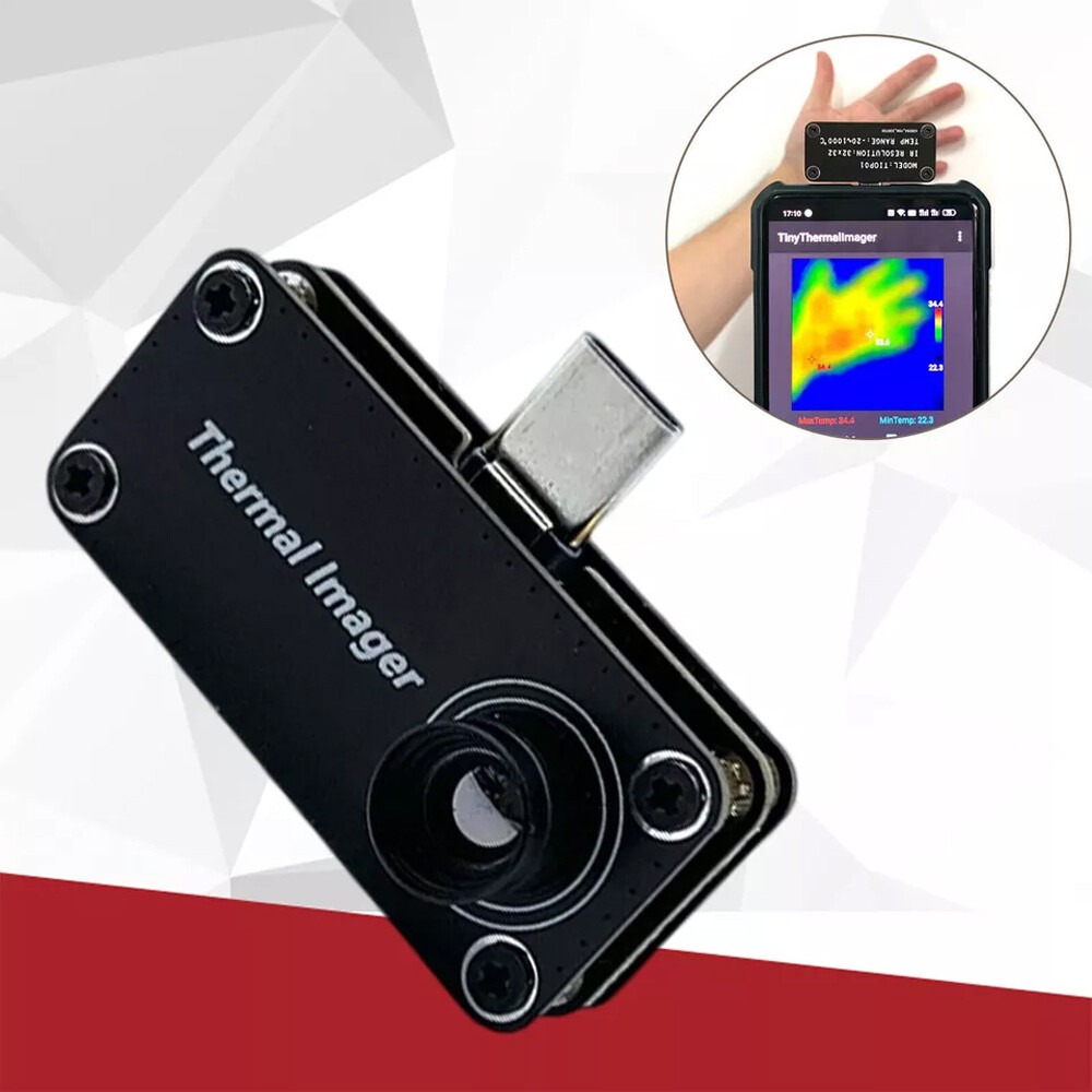 Tiop01 Thermal Camera - Câmera de Imagem Térmica Infravermelha TIOP01,
