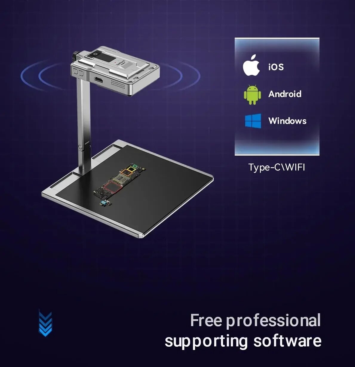 Pcb Short Circuit Thermal Diagnostics - LANGCHI SHIRYCAN III 4K Equipamento de