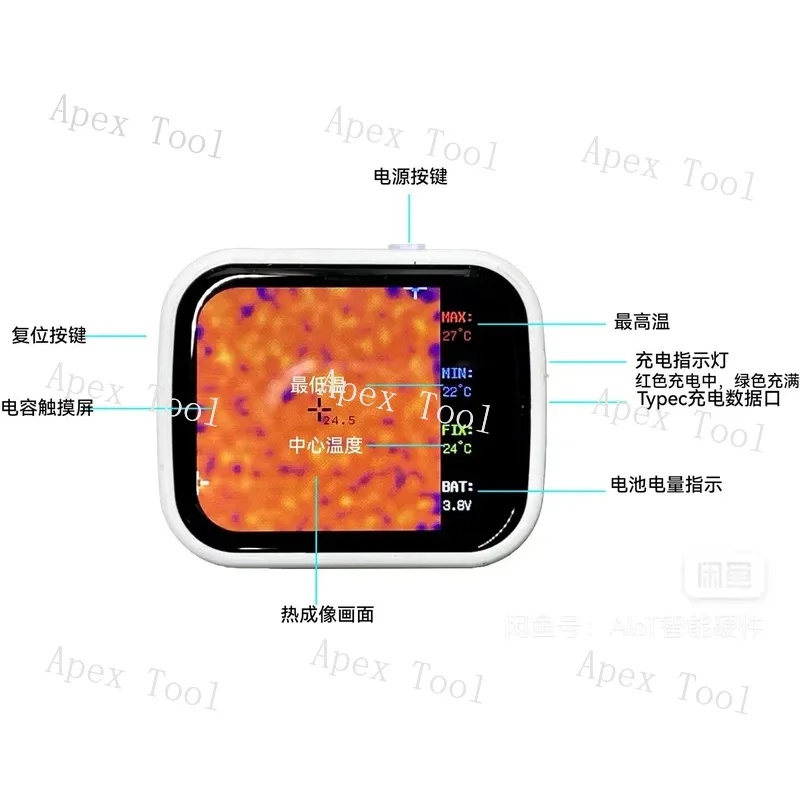 Dispositivo de visão noturna c - Underfloor Heating Thermal Detector avaliação e preço