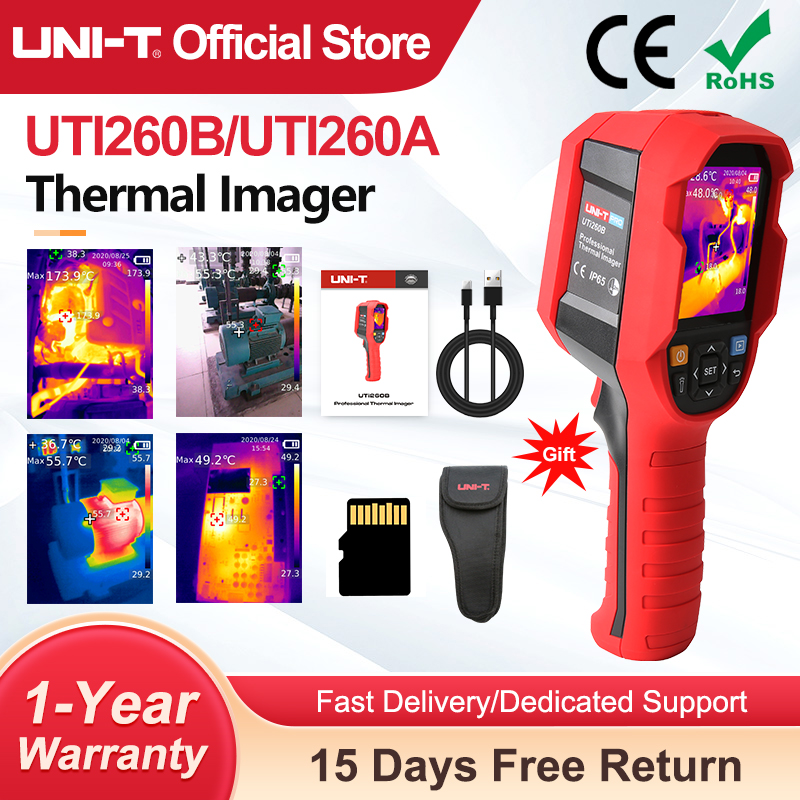 UNI-T UTI260B UTI260A Câmera d - Nf 521 Thermal Imaging Camera avaliação e preço