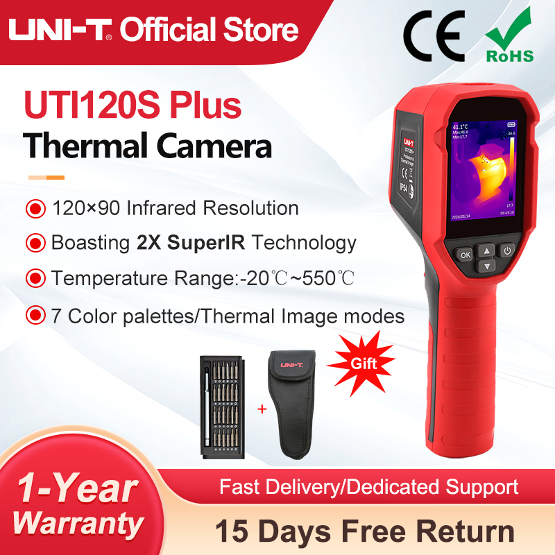 Câmera de Imagem Térmica UNI-T - Nf 521 Thermal Imaging Camera avaliação e preço