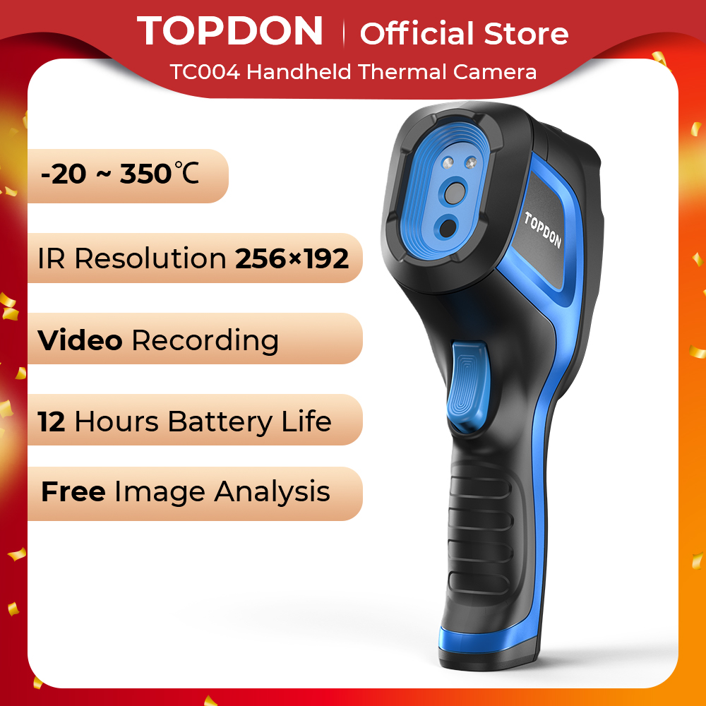 Topdon tc004 precisão de alta  - Topdon Tc001 Thermal Camera avaliação e preço