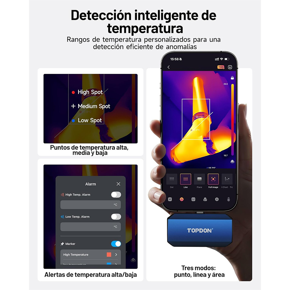 Câmera Térmica TOPDON TC001-Ma - Topdon Tc001 Thermal Camera avaliação e preço