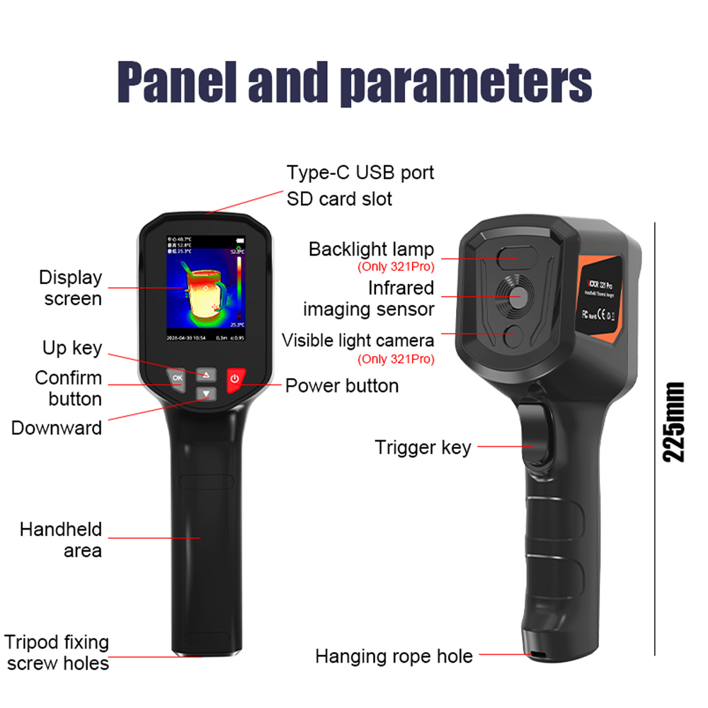Câmera Térmica Infravermelha P - Nf 521 Thermal Imaging Camera avaliação e preço